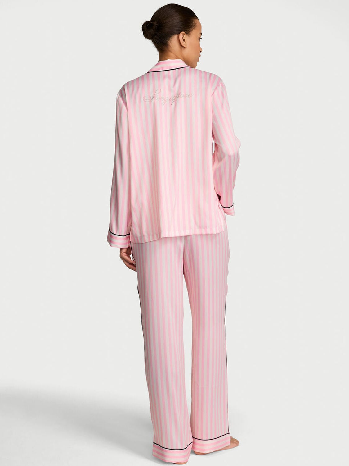 vs Victoria's Secret Glazed Satin Long Pajama Set 2 of 2 
